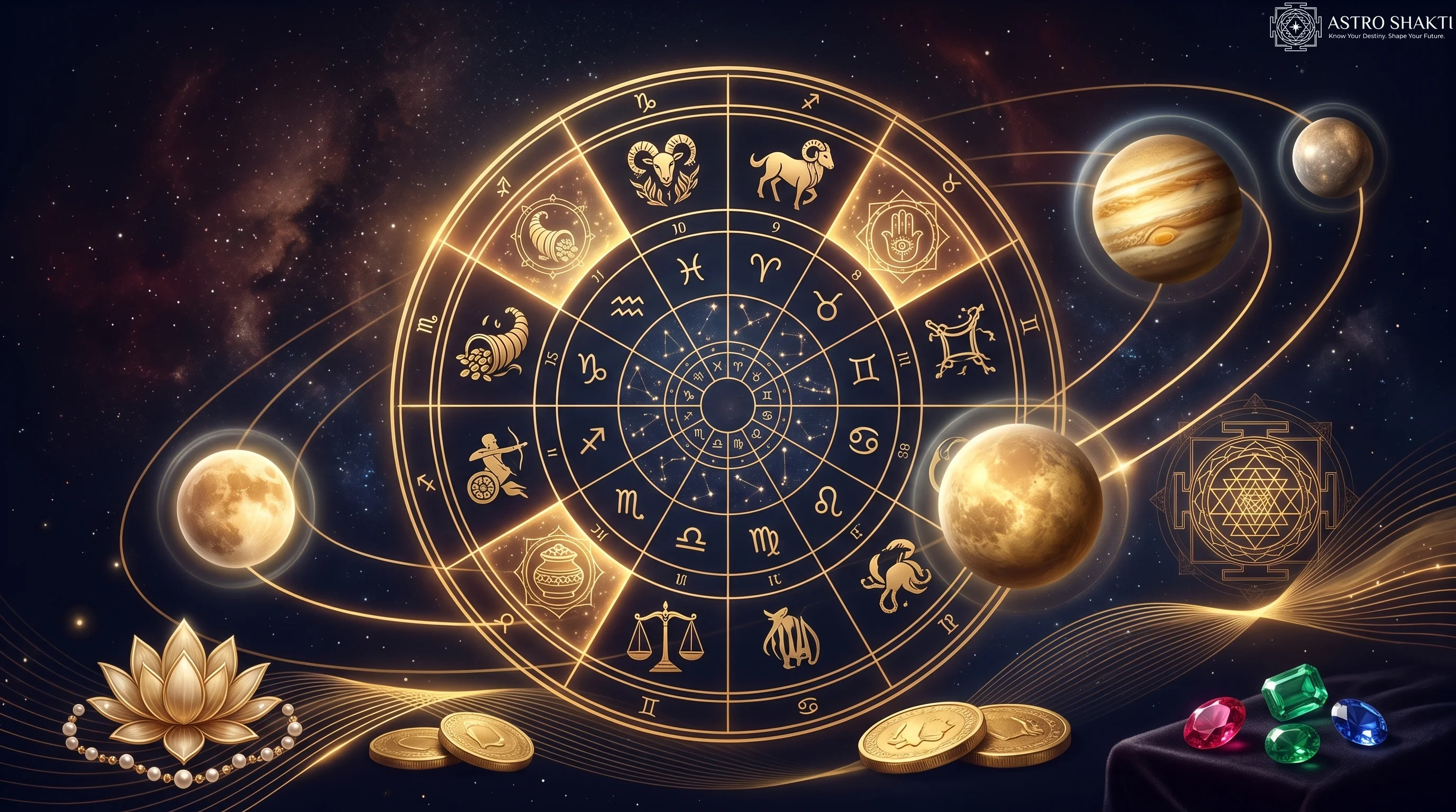 Wealth and Planetary Influence